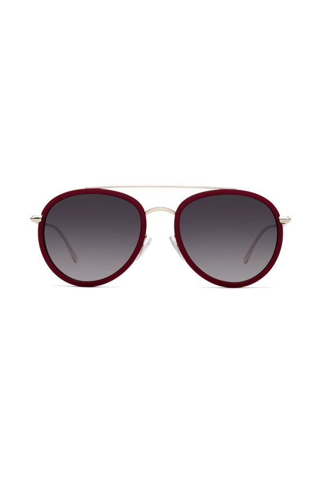 Hugo Boss Double-bridge sunglasses Mørke Rød | w0llfJH4