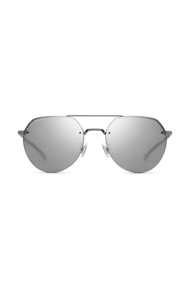 Hugo Boss Double-bridge sunglasses Sølv | TaXr82oC