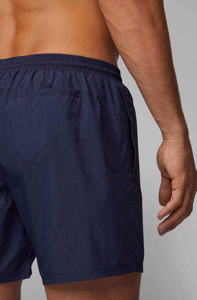 Hugo Boss Drawstring swim shorts Mørke Blå | VIQEdVTC