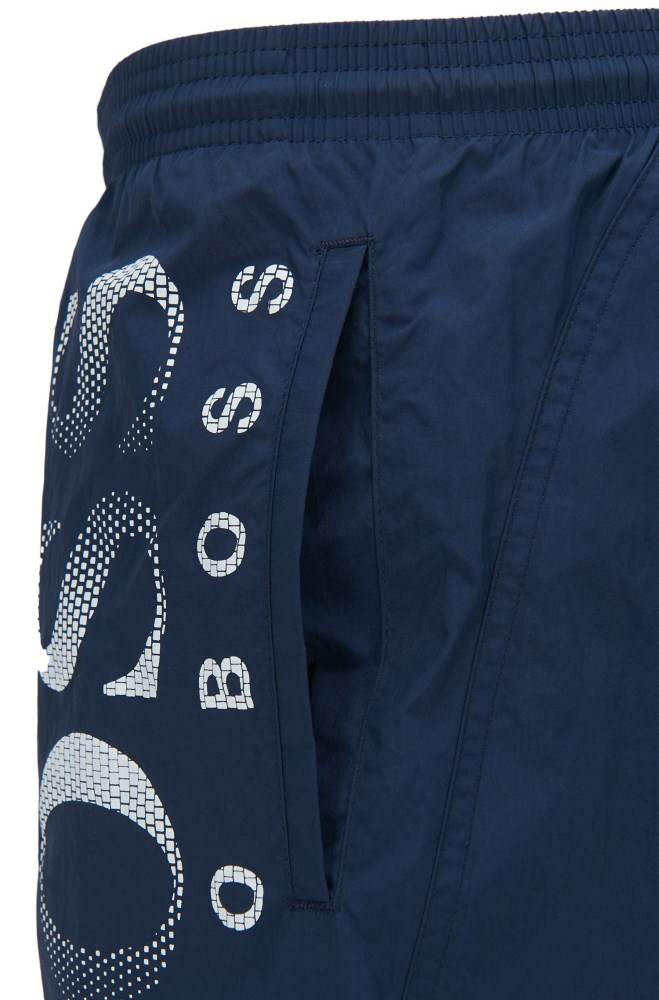 Hugo Boss Drawstring swim shorts Mørke Blå | VIQEdVTC