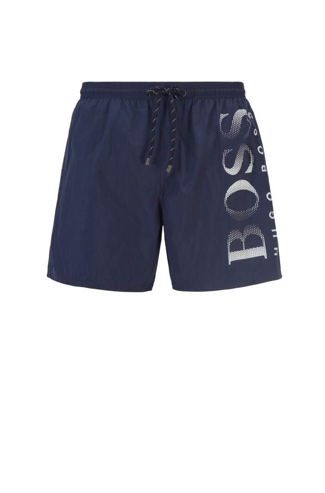 Hugo Boss Drawstring swim shorts Mørke Blå | VIQEdVTC