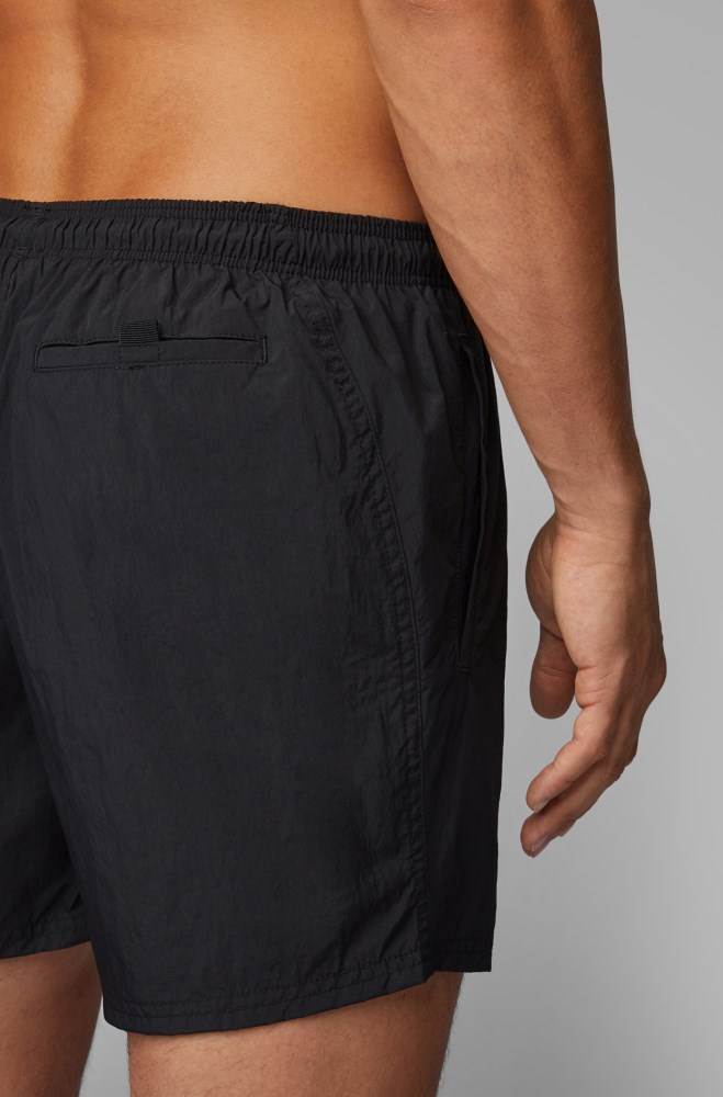 Hugo Boss Drawstring swim shorts Svarte | JQVyI4hx