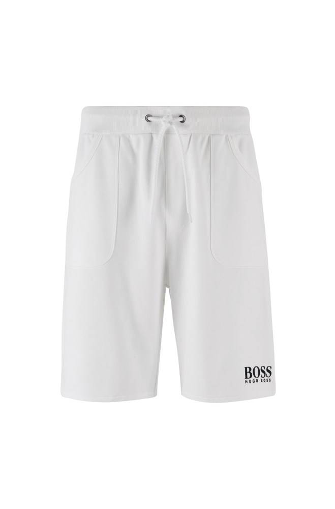 Hugo Boss Drawstring-waist loungewear shorts Hvite | Bexcdc0n