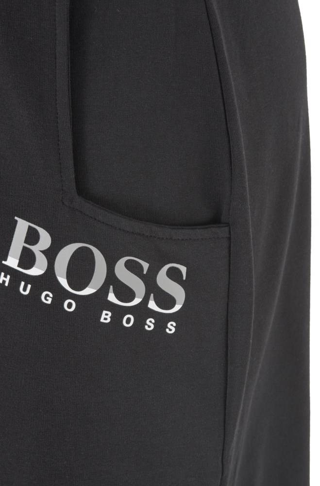 Hugo Boss Drawstring-waist pyjama shorts Svarte | YKTnT3nW