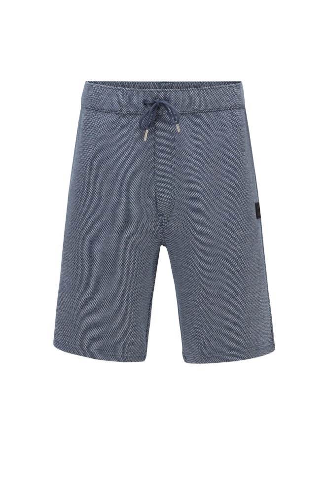 Hugo Boss Drawstring-waist shorts Mørke Blå | 4K5v5a3G