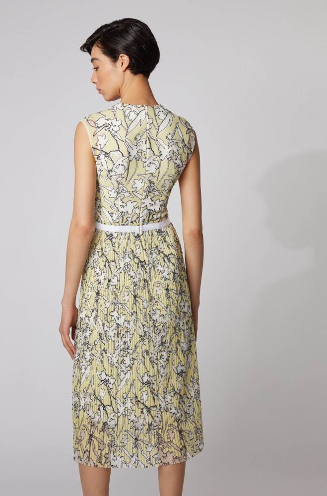 Hugo Boss Embroidered lace dress Patterned | nAgbYxSc