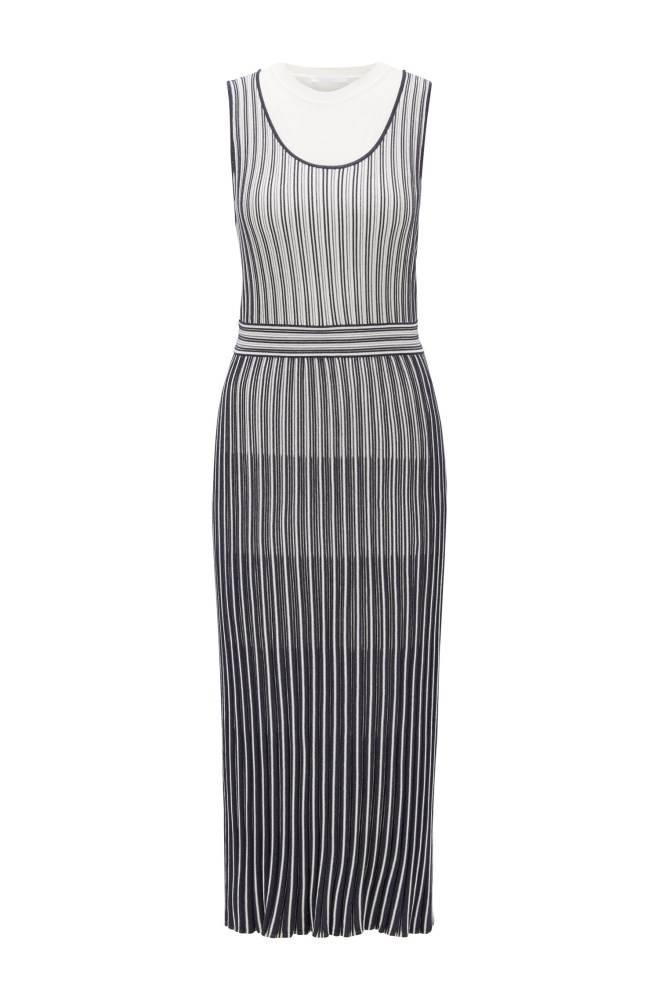 Hugo Boss Ermeløse knitted dress Patterned | bMkLu52W