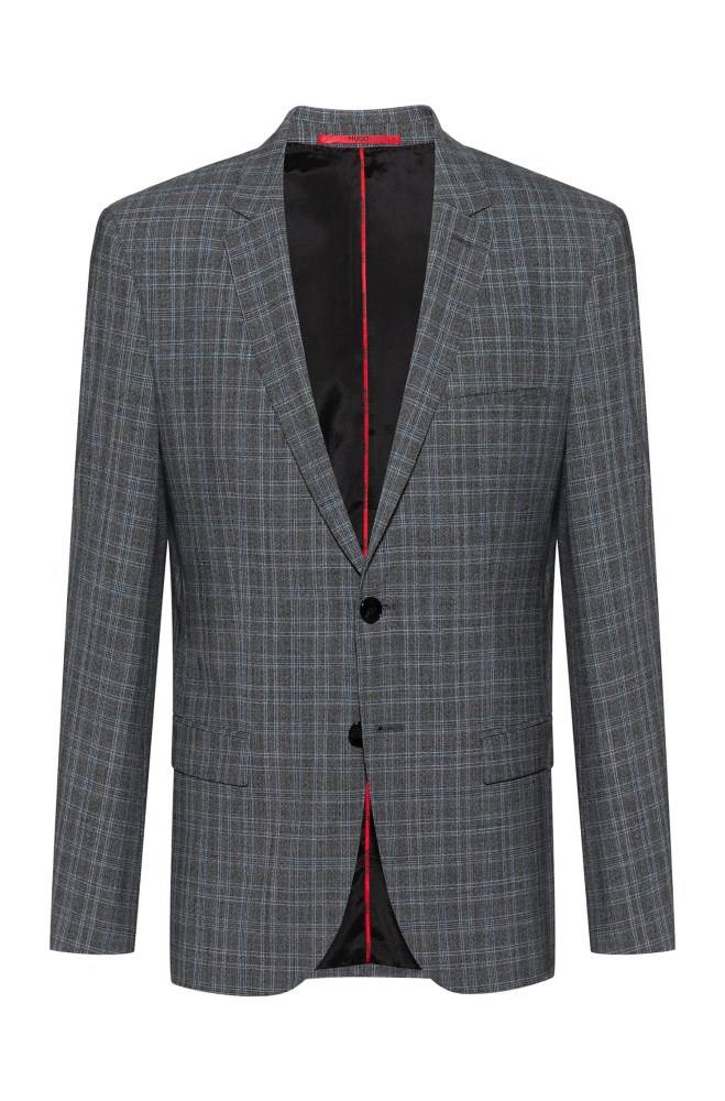 Hugo Boss Extra-slim-fit checked jacket Patterned | yDwssT45