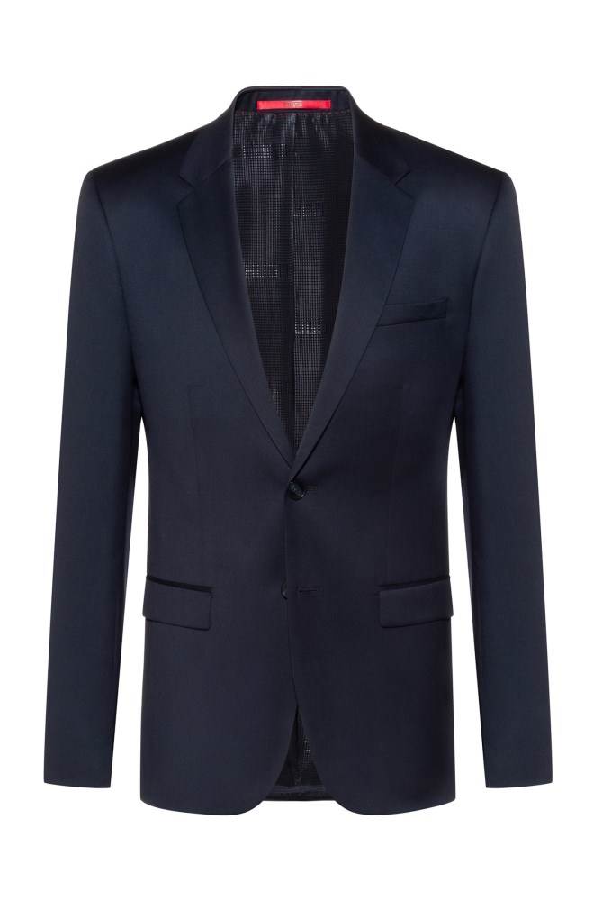 Hugo Boss Extra-slim-fit jacket Mørke Blå | QXZNMbqO