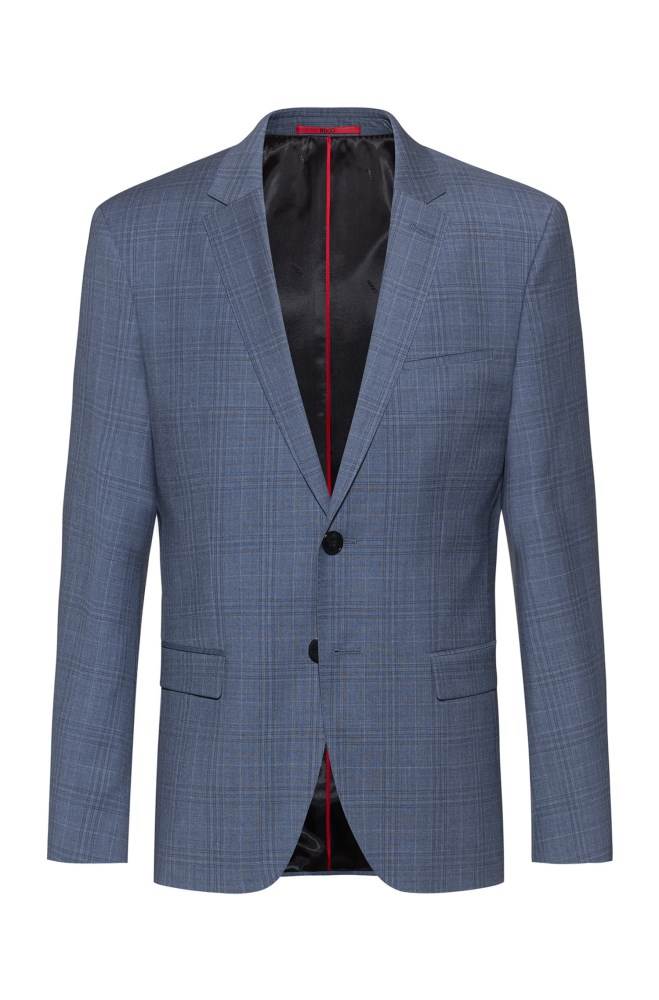 Hugo Boss Extra-slim-fit jacket Patterned | V6Mgm528