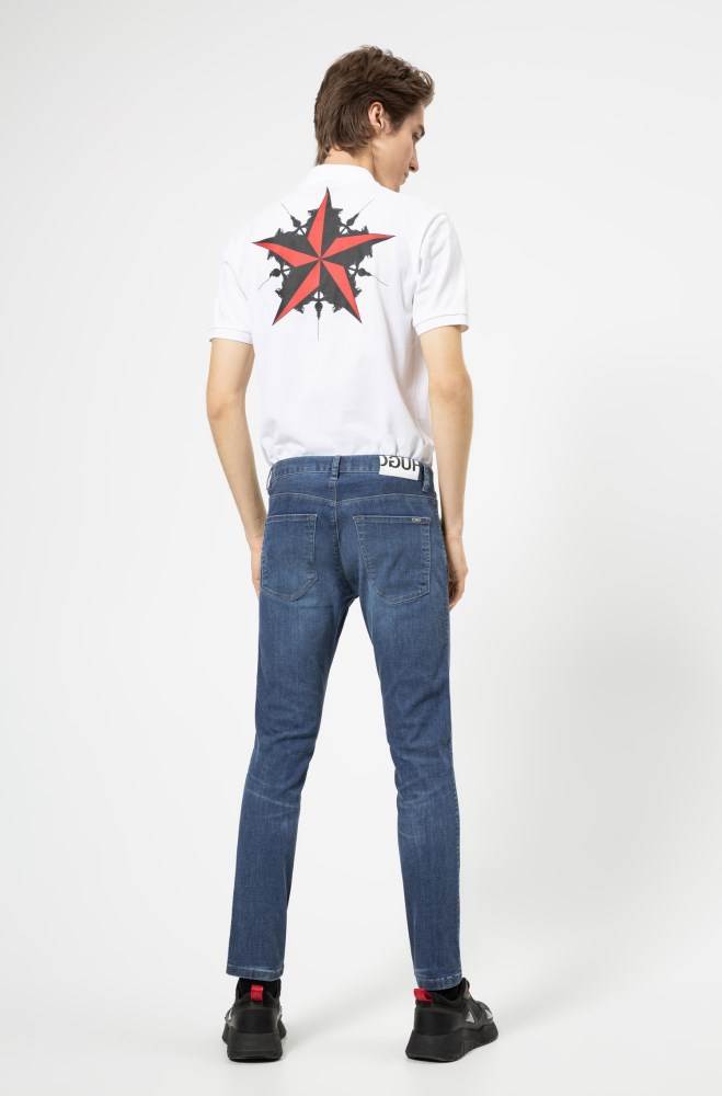 Hugo Boss Extra slim-fit jeans Blå | KsJySGqc