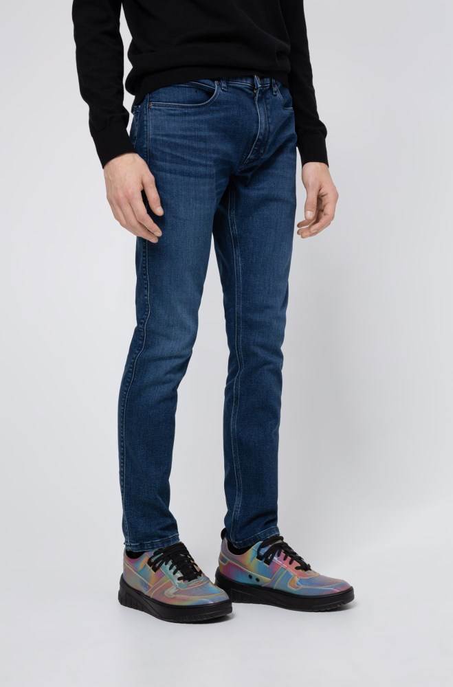 Hugo Boss Extra-slim fit jeans Blå | oxGzvXoA