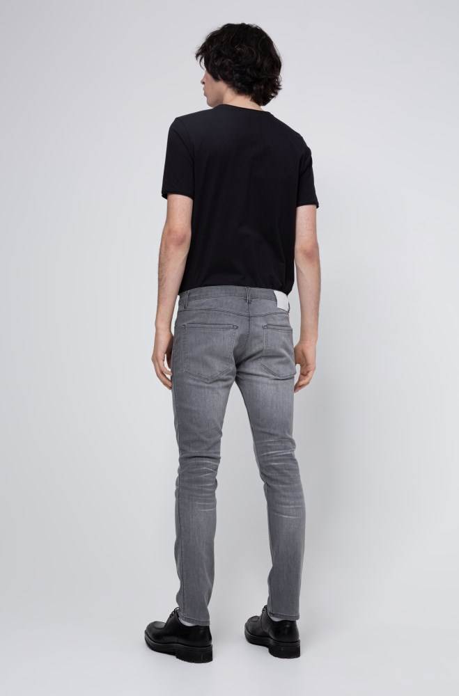 Hugo Boss Extra-slim fit jeans Grå | 9Fod3TLl