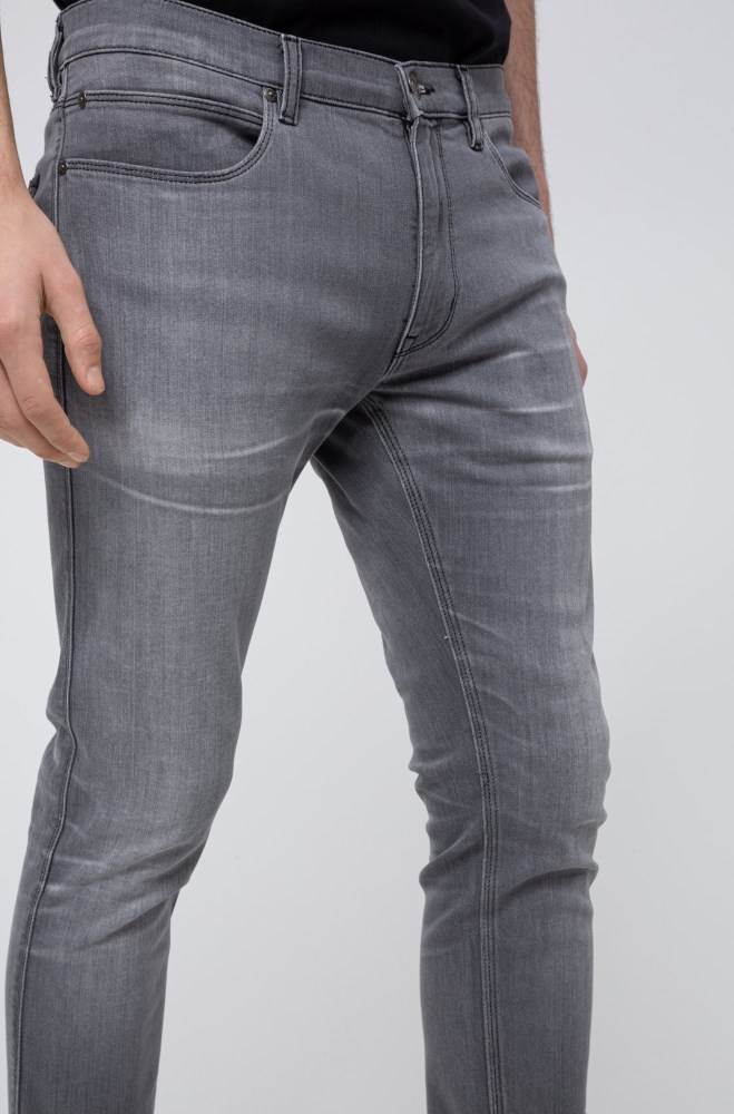 Hugo Boss Extra-slim fit jeans Grå | 9Fod3TLl