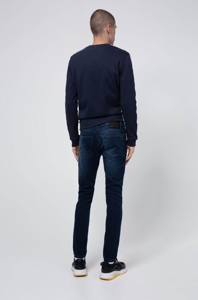 Hugo Boss Extra-slim fit jeans Mørke Blå | 6gTpLUZm