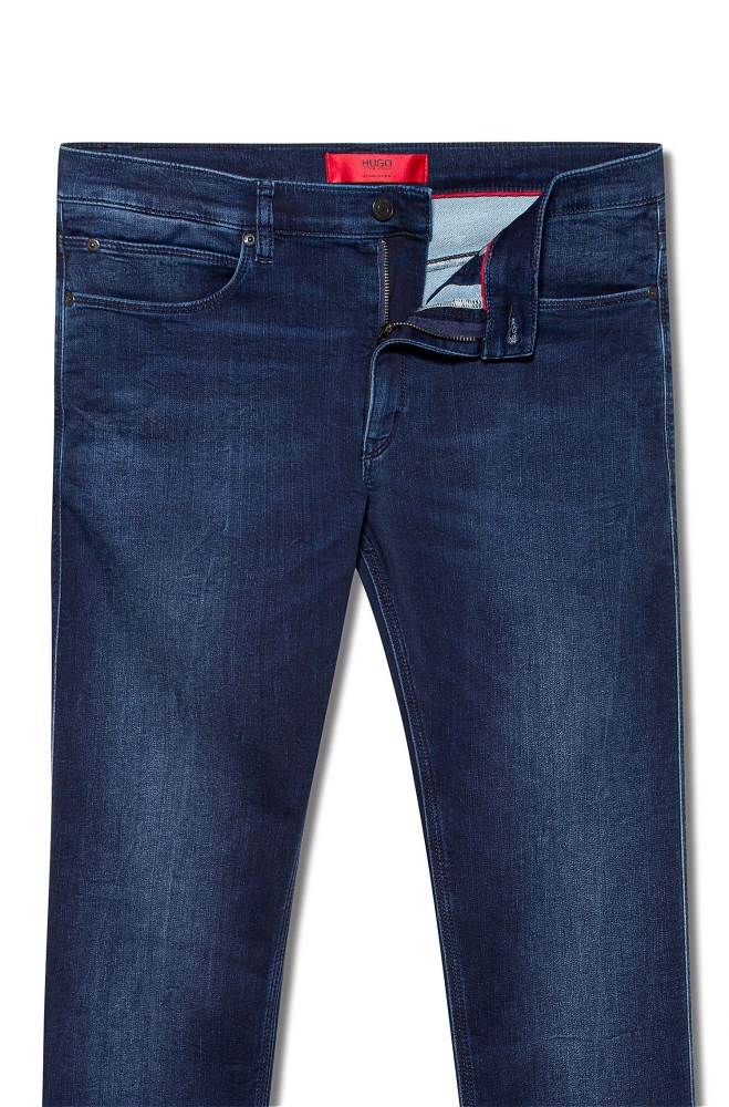 Hugo Boss Extra-slim fit jeans Mørke Blå | 6gTpLUZm