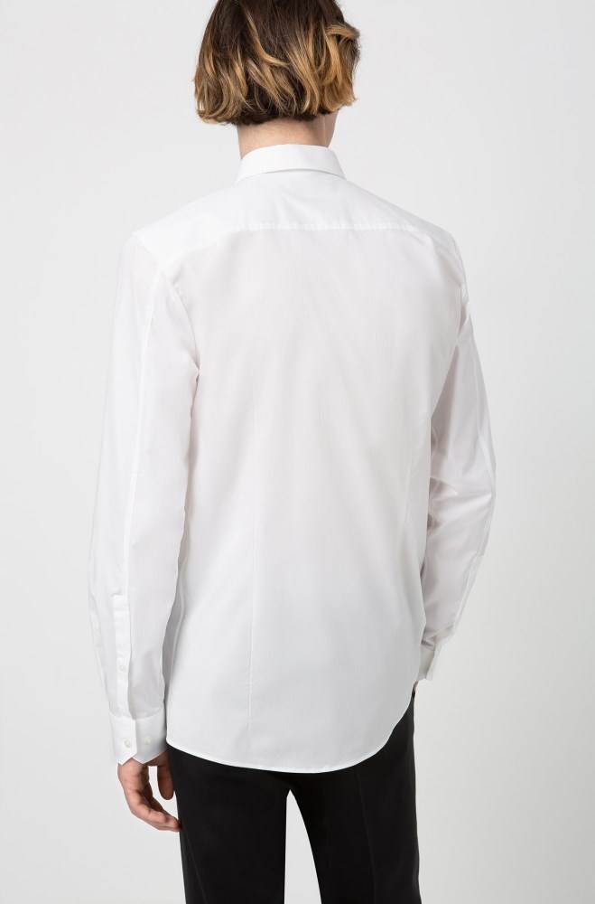 Hugo Boss Extra-slim-fit shirt Hvite | A8PFGfw4