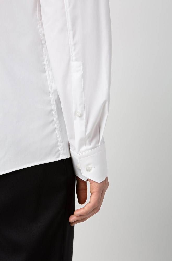 Hugo Boss Extra-slim-fit shirt Hvite | A8PFGfw4