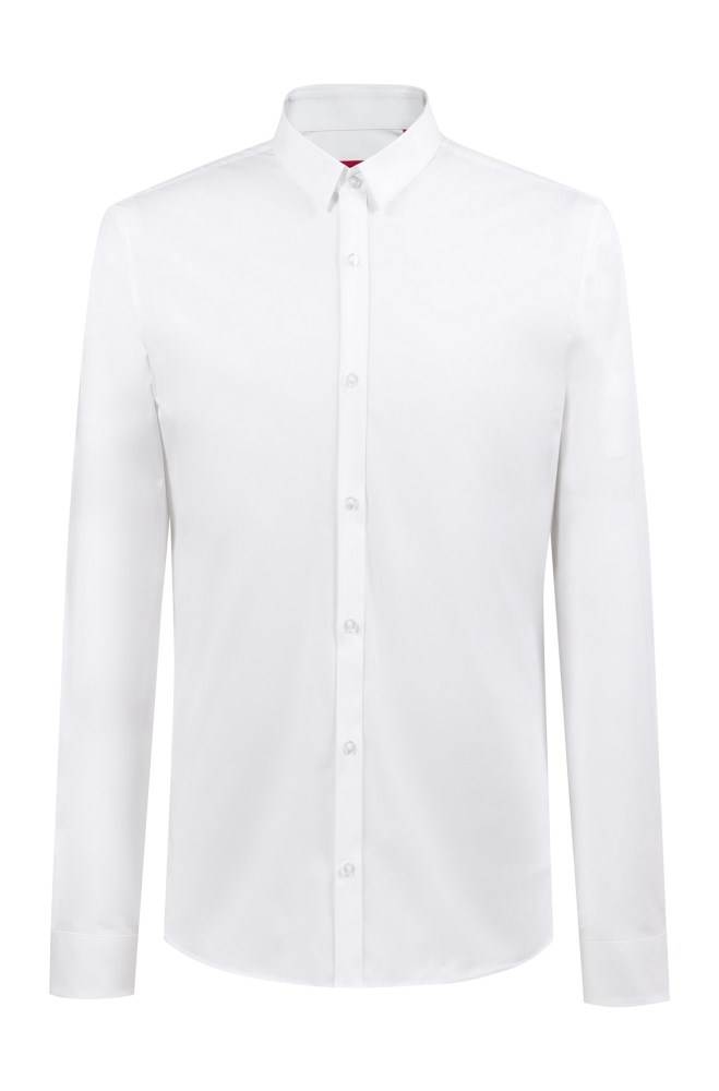 Hugo Boss Extra-slim-fit shirt Hvite | PkMuTWd7