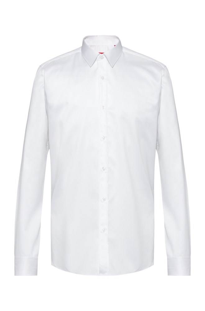 Hugo Boss Extra-slim-fit shirt Hvite | XkTSOmmo