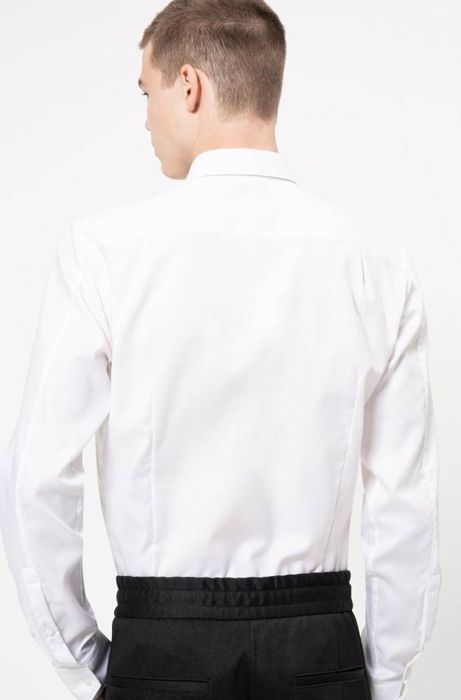 Hugo Boss Extra-slim-fit shirt Hvite | ccjQw3gs