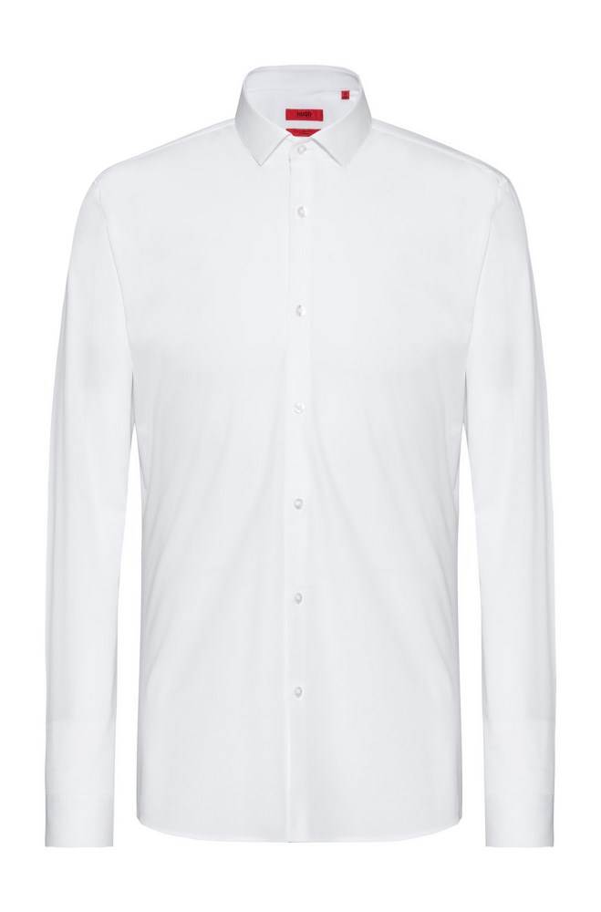 Hugo Boss Extra-slim-fit shirt Hvite | vDvzclfz