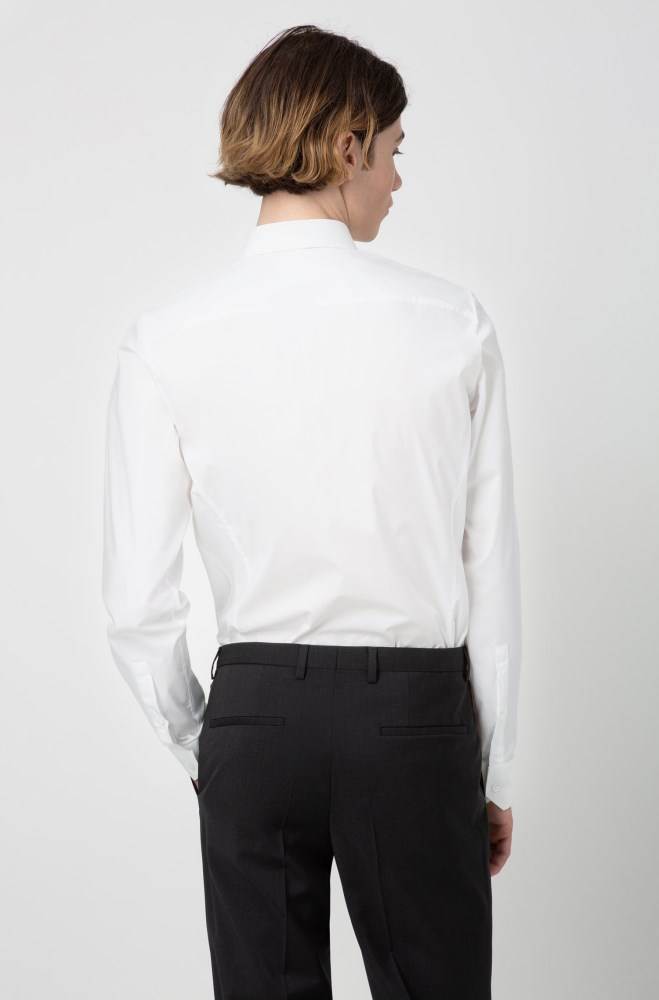 Hugo Boss Extra slim-fit shirt Hvite | vztInvxg