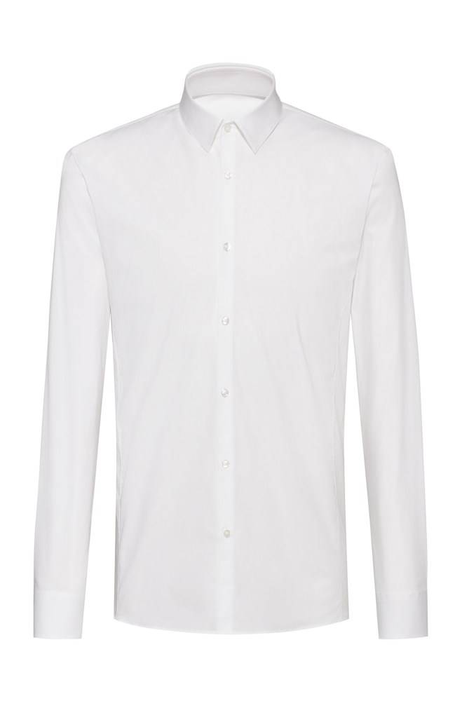 Hugo Boss Extra slim-fit shirt Hvite | vztInvxg