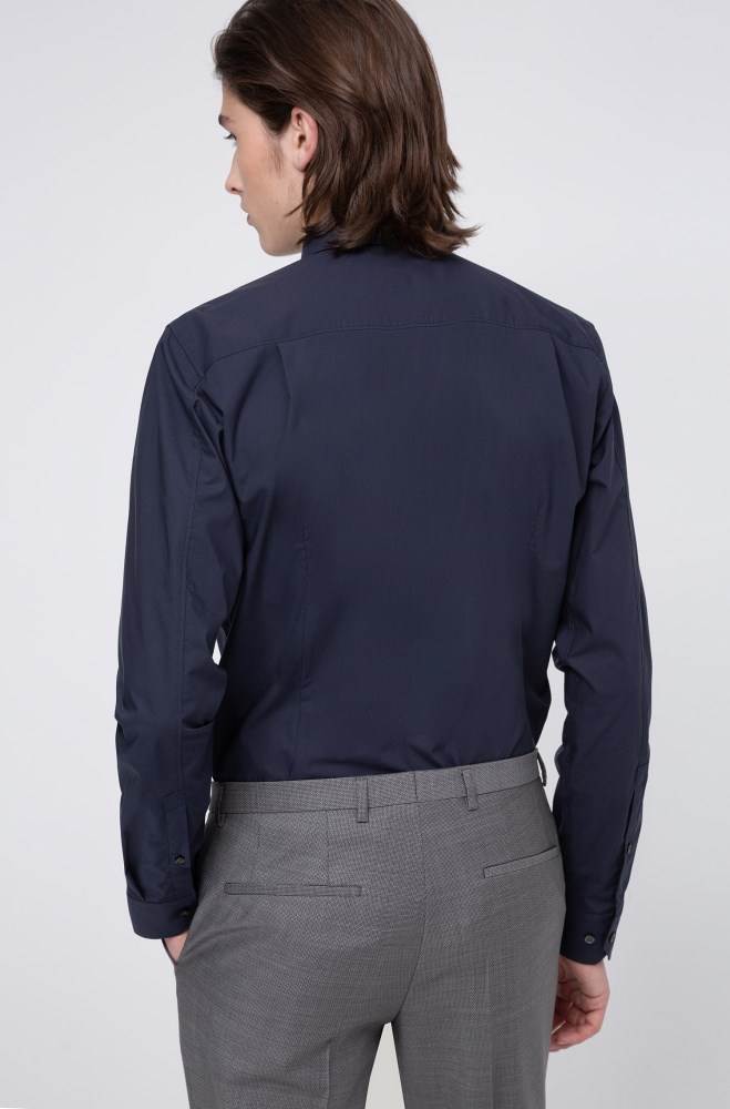 Hugo Boss Extra-slim-fit shirt Lyse Blå | 1VTK8QNs