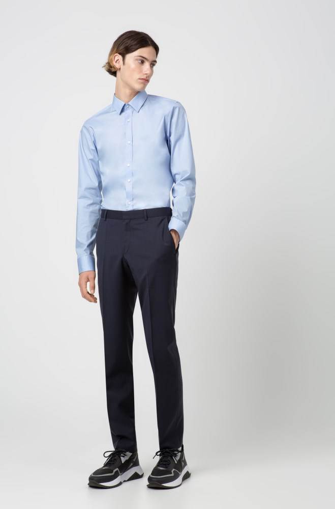 Hugo Boss Extra slim-fit shirt Lyse Blå | bIEE6OcV