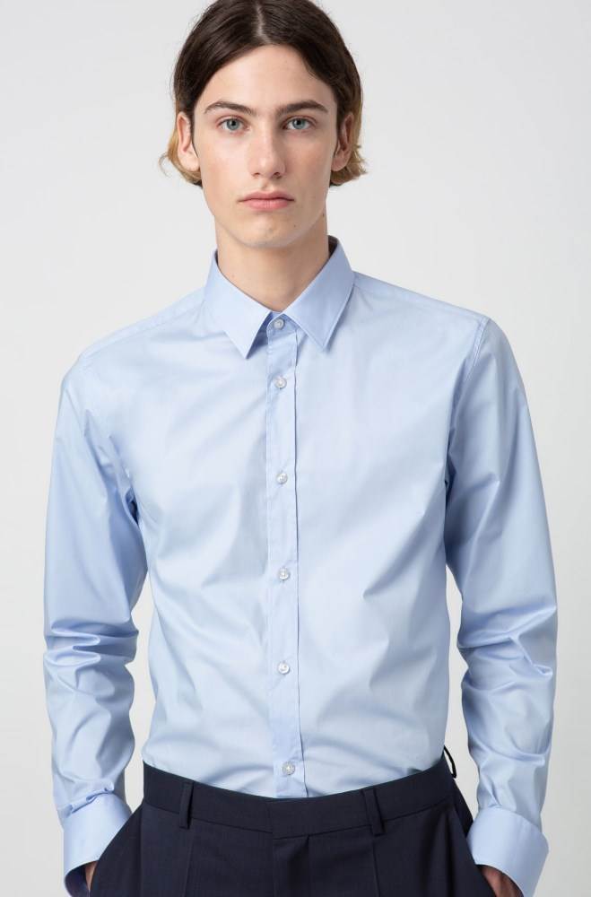 Hugo Boss Extra slim-fit shirt Lyse Blå | bIEE6OcV