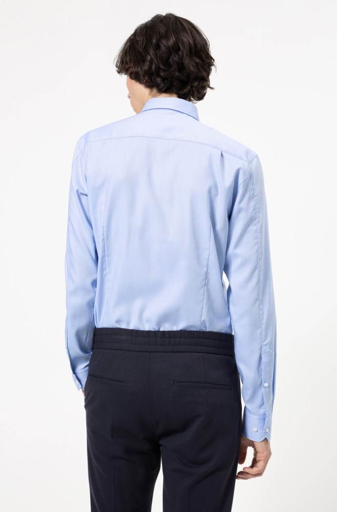 Hugo Boss Extra-slim-fit shirt Lyse Blå | ulOIxwua