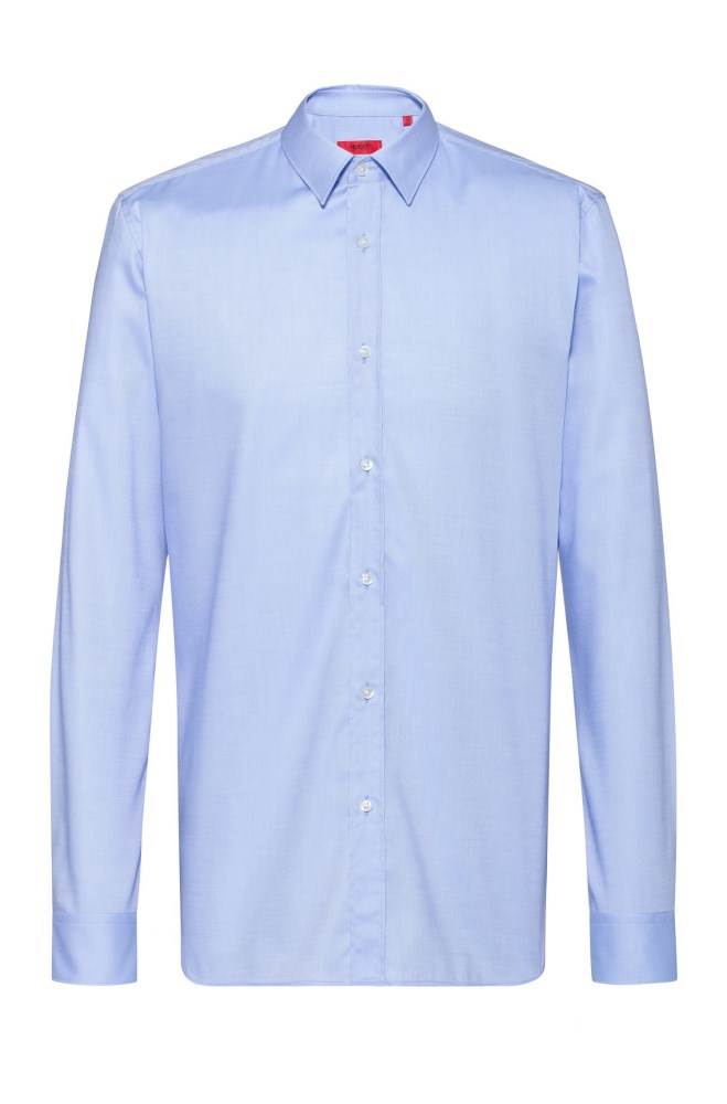 Hugo Boss Extra-slim-fit shirt Lyse Blå | ulOIxwua