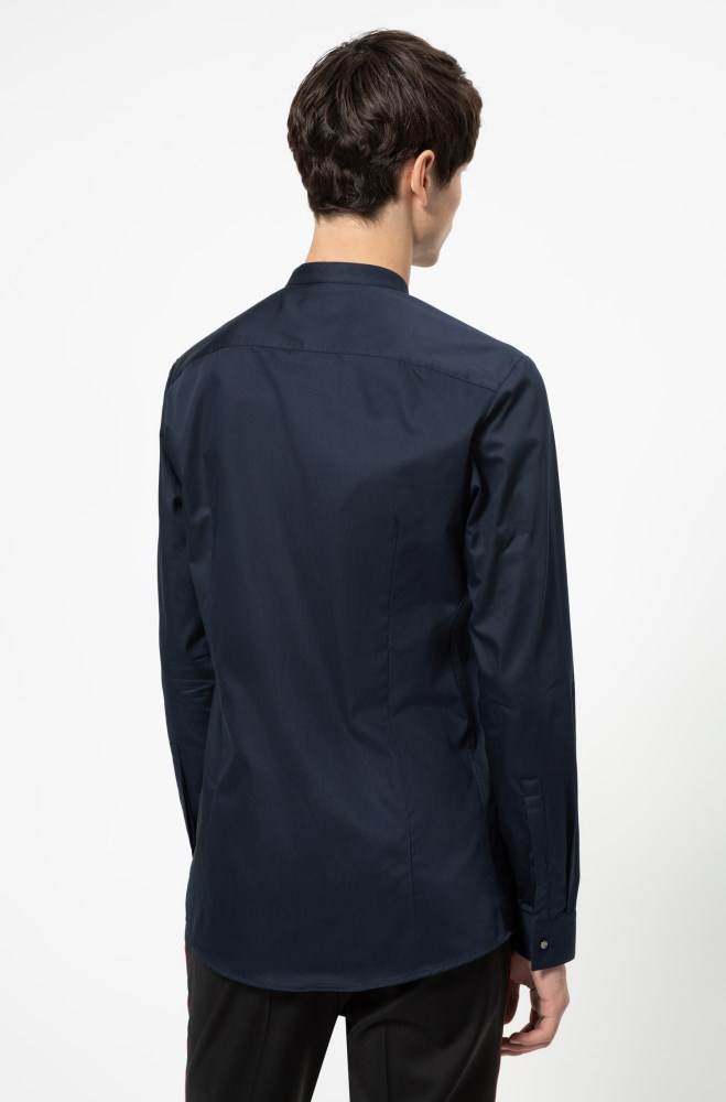 Hugo Boss Extra-slim-fit shirt Mørke Blå | W81WNEW6