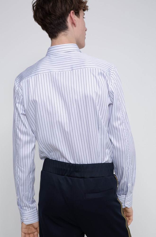 Hugo Boss Extra-slim-fit shirt Patterned | ZriyMw87