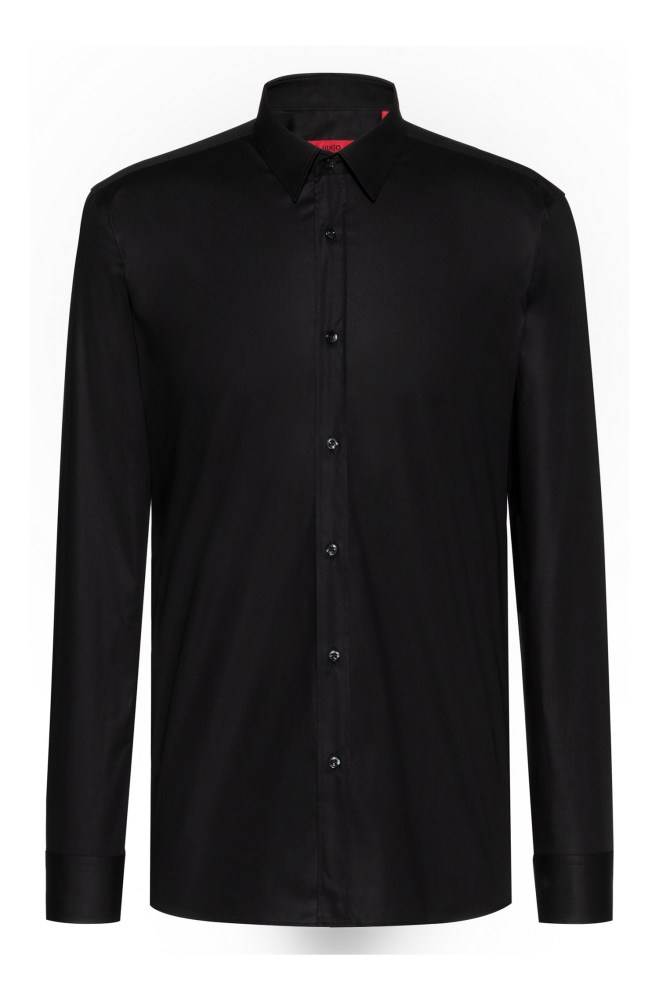 Hugo Boss Extra slim-fit shirt Svarte | DhUNHCi4