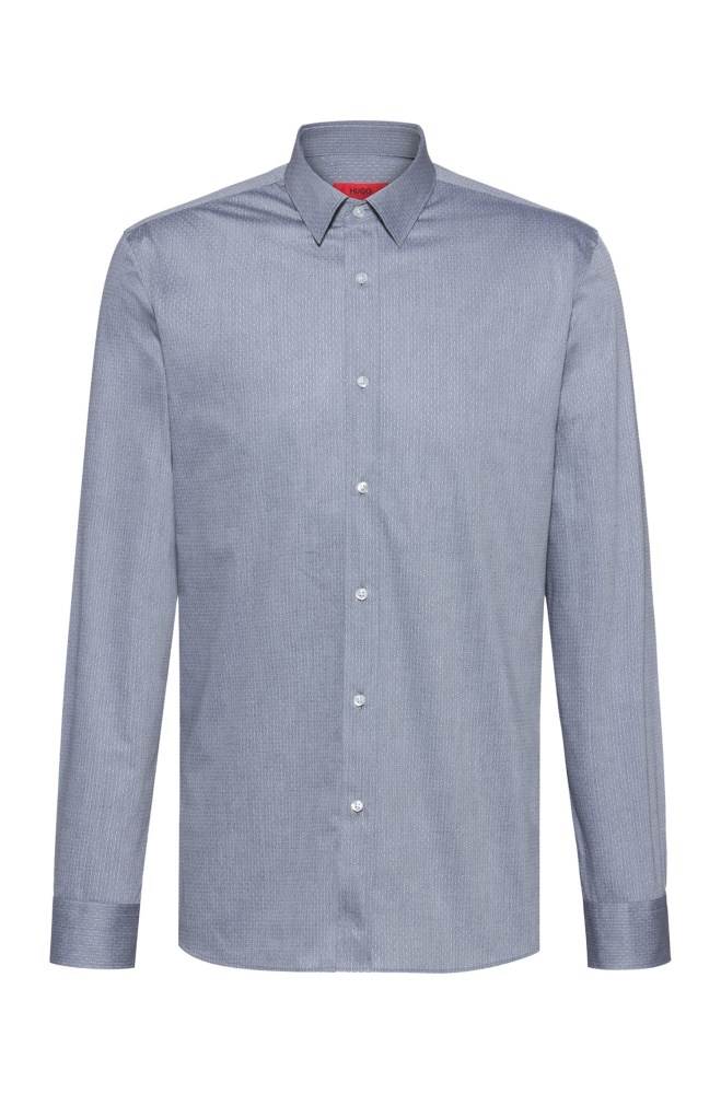 Hugo Boss Extra-slim-fit shirt Svarte | HC9jfFoG