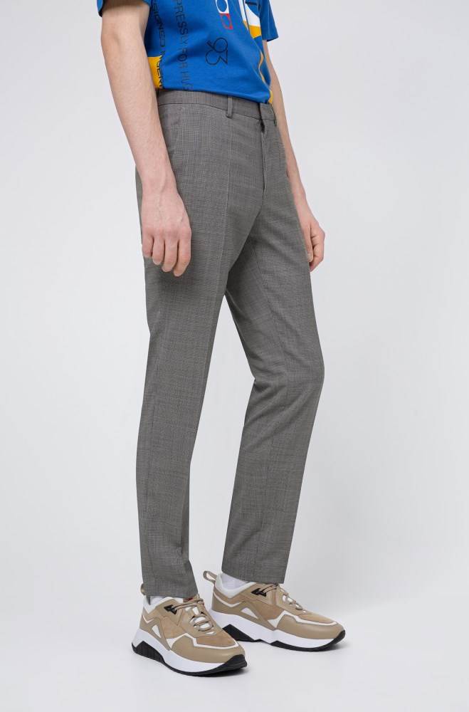 Hugo Boss Extra-slim-fit suit Grå | o9cgwJqG