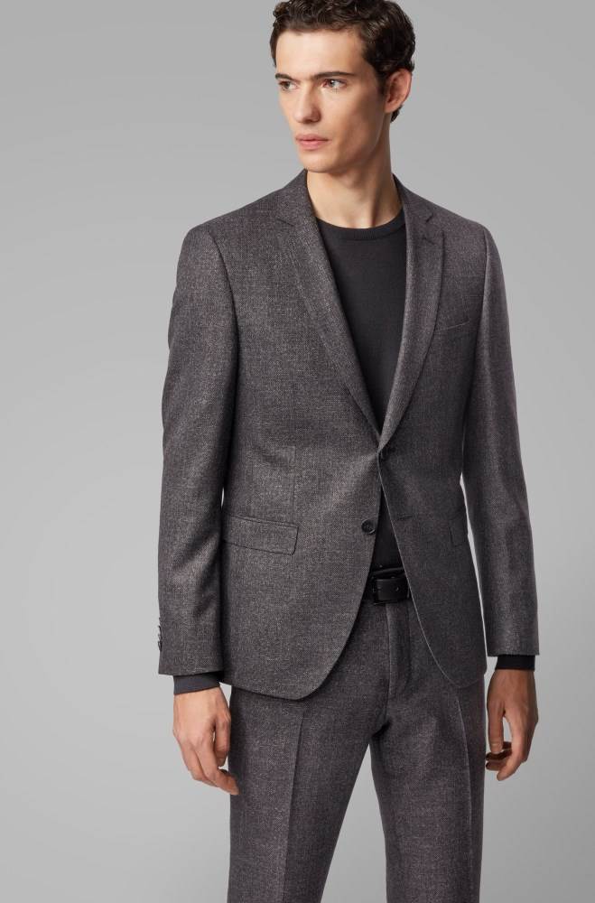 Hugo Boss Extra-slim-fit suit Lyse Grå | Dq1OmjzA