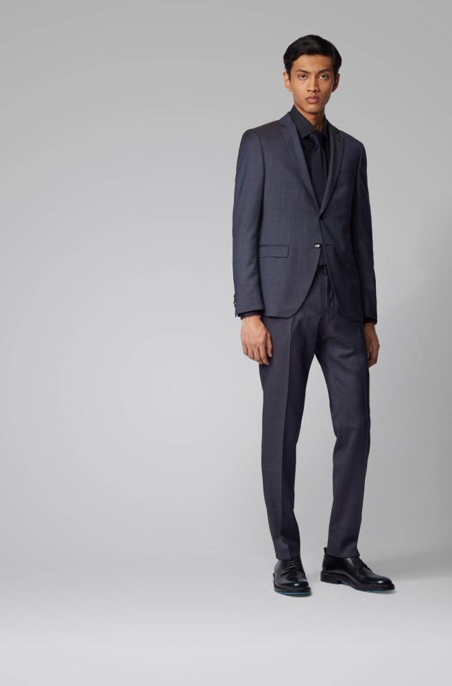 Hugo Boss Extra-slim-fit suit Mørke Blå | xU4yaNR7