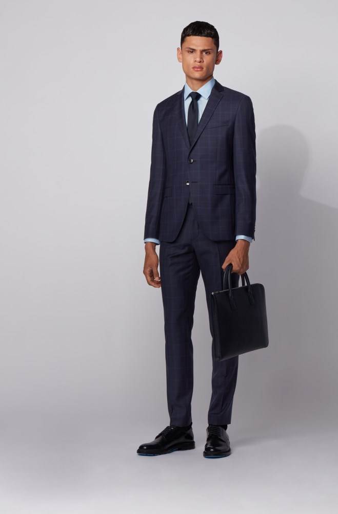 Hugo Boss Extra-slim-fit suit Mørke Blå | zclQAqIe