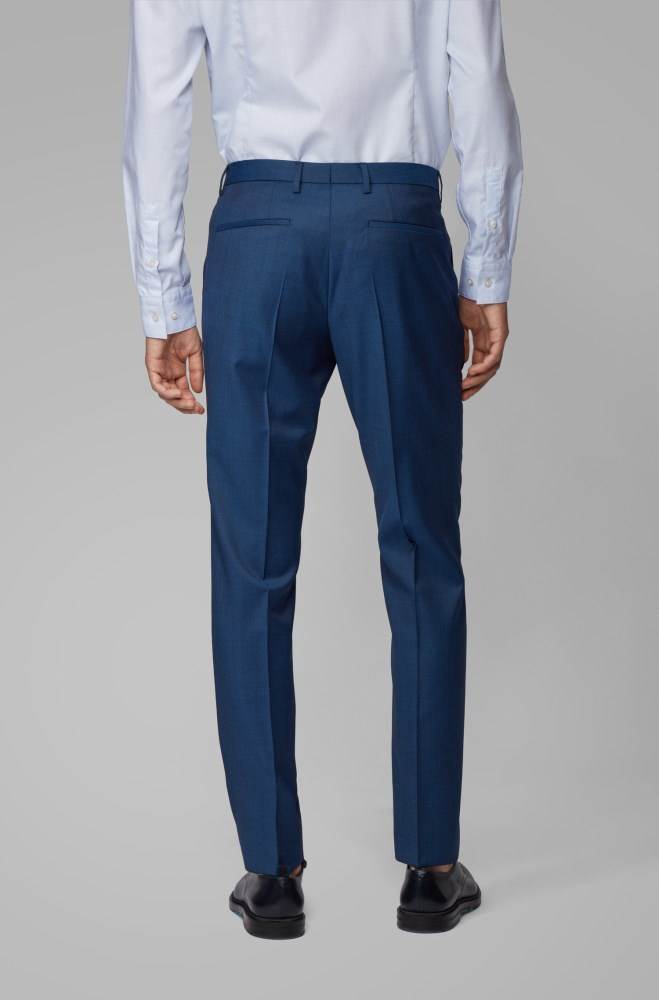 Hugo Boss Extra-slim-fit three-piece suit Lyse Blå | XsCi3xnf