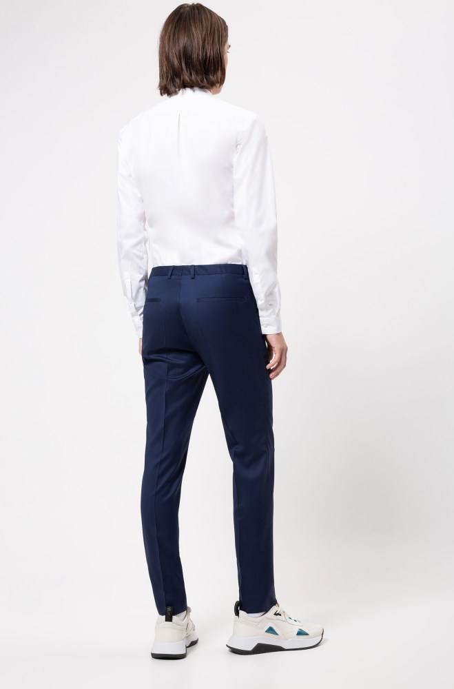 Hugo Boss Extra-slim-fit trousers Blå | I4yEnlkR