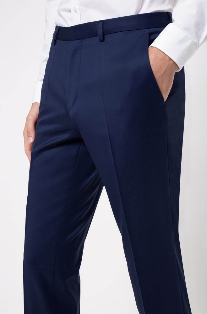 Hugo Boss Extra-slim-fit trousers Blå | I4yEnlkR