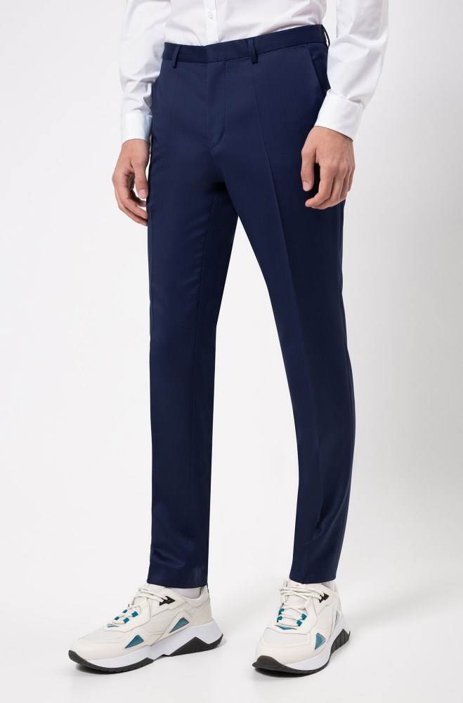 Hugo Boss Extra-slim-fit trousers Blå | NcuB5fQr