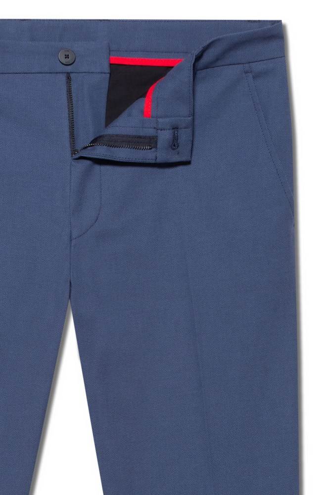 Hugo Boss Extra-slim-fit trousers Blå | VxGnJyph