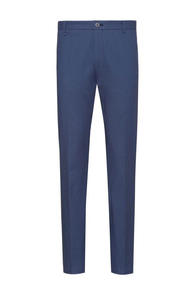 Hugo Boss Extra-slim-fit trousers Blå | VxGnJyph