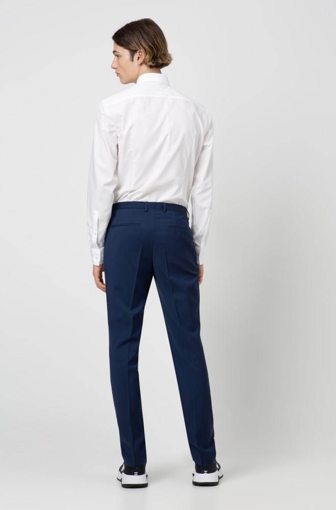 Hugo Boss Extra-slim-fit trousers Blå | dUC3yVN6