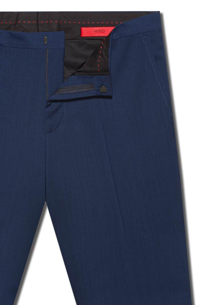 Hugo Boss Extra-slim-fit trousers Blå | dUC3yVN6