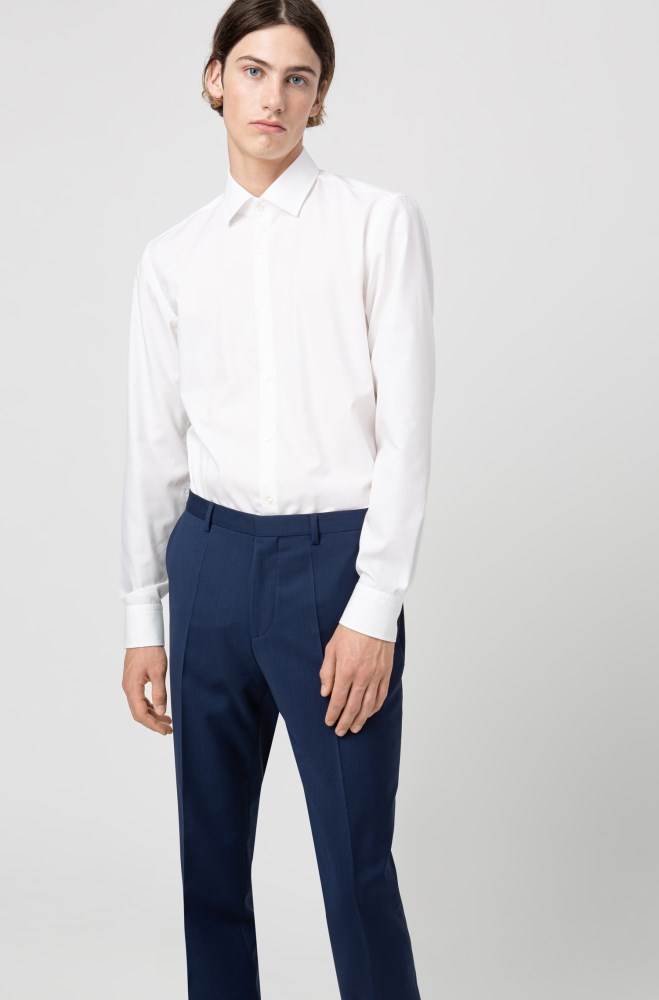 Hugo Boss Extra-slim-fit trousers Blå | dUC3yVN6